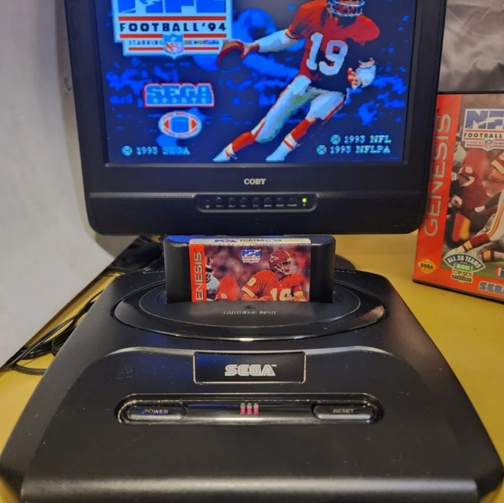 Genesis Black Console with Controllers